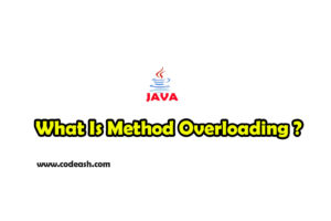What is method overloading in java