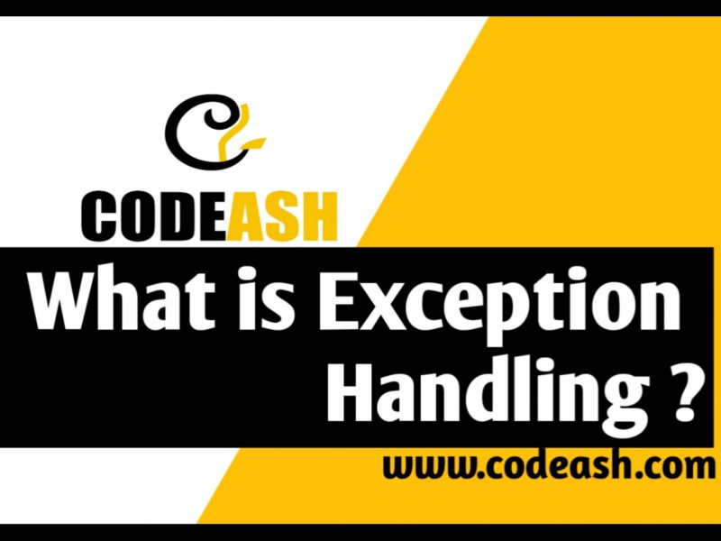 Exception Handling in Java With Example