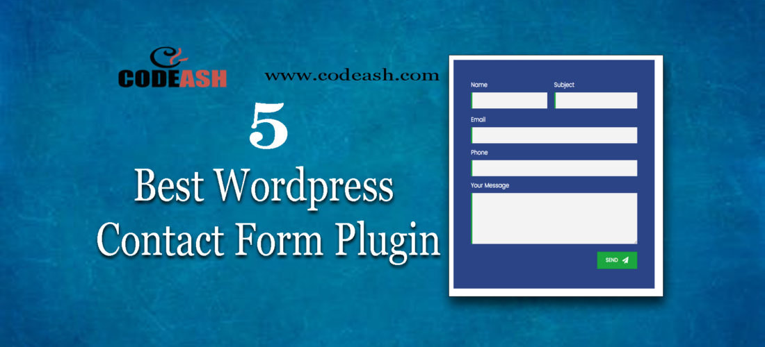 5 Best WordPress Contact Form Plugin