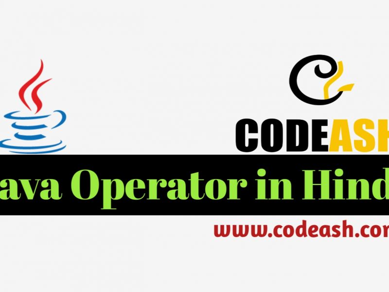 Java Operators in Hindi With Example