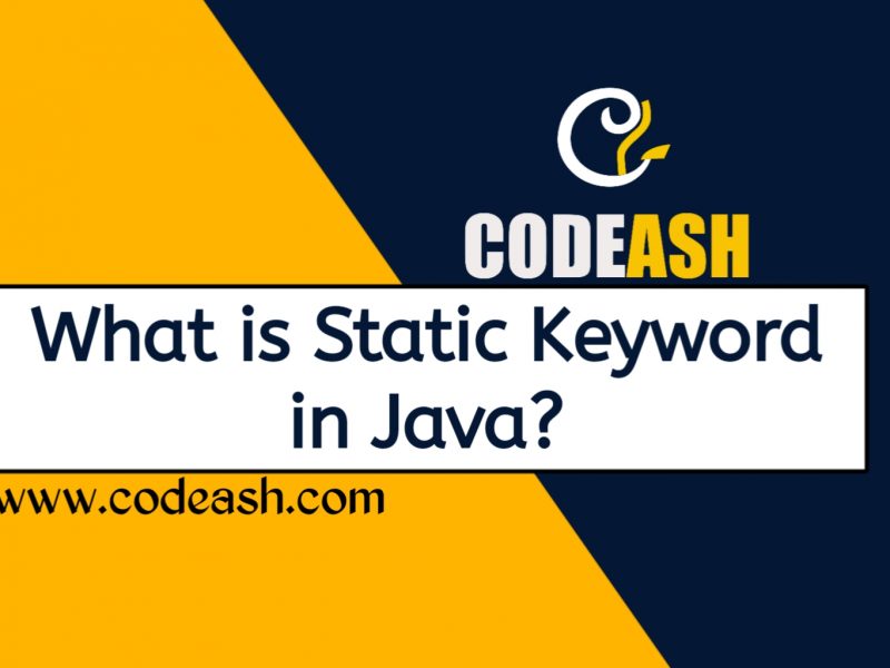 What is Static Keyword in Java